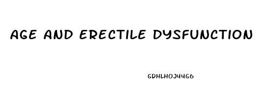 Age And Erectile Dysfunction