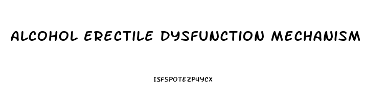 Alcohol Erectile Dysfunction Mechanism