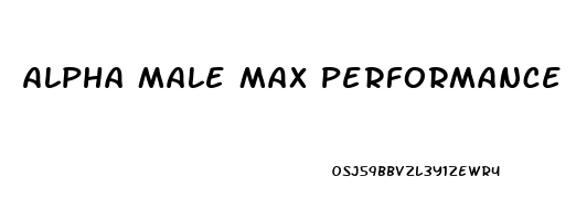 Alpha Male Max Performance Enhancer