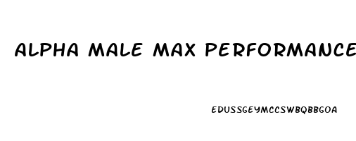 Alpha Male Max Performance Enhancer