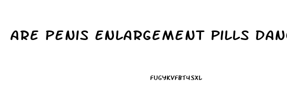 Are Penis Enlargement Pills Dangerous