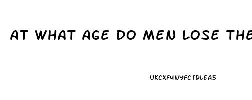 At What Age Do Men Lose Their Sex Drive