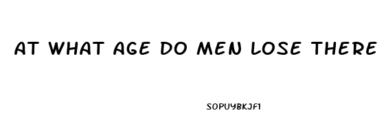 At What Age Do Men Lose There Sex Drive