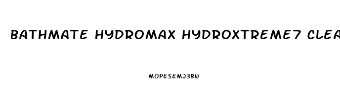 Bathmate Hydromax Hydroxtreme7 Clear Penis Enhancement Pump