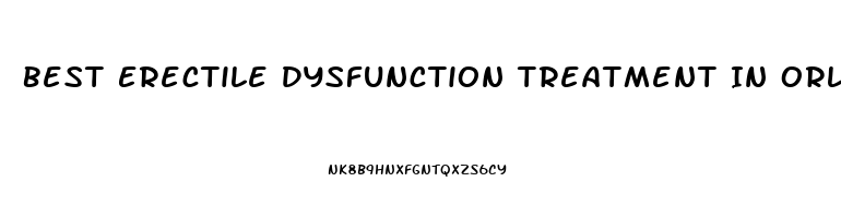 Best Erectile Dysfunction Treatment In Orlando