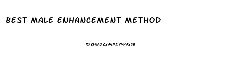 Best Male Enhancement Method