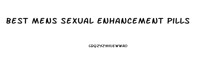 Best Mens Sexual Enhancement Pills