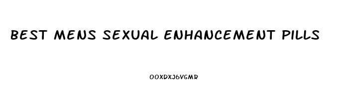 Best Mens Sexual Enhancement Pills