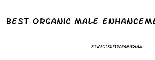 Best Organic Male Enhancement Pills