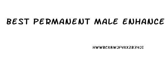 Best Permanent Male Enhancement Pills