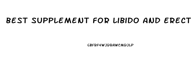 Best Supplement For Libido And Erectile Dysfunction