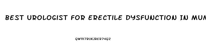 Best Urologist For Erectile Dysfunction In Mumbai