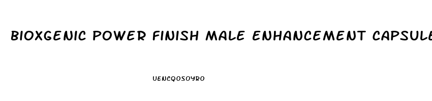 Bioxgenic Power Finish Male Enhancement Capsules