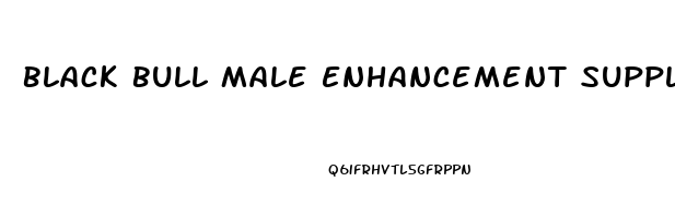 Black Bull Male Enhancement Supplement