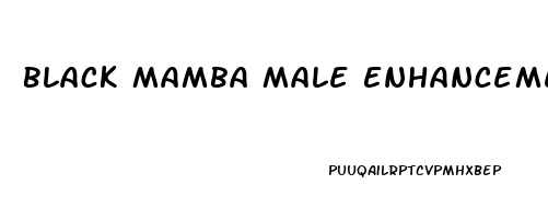 Black Mamba Male Enhancement