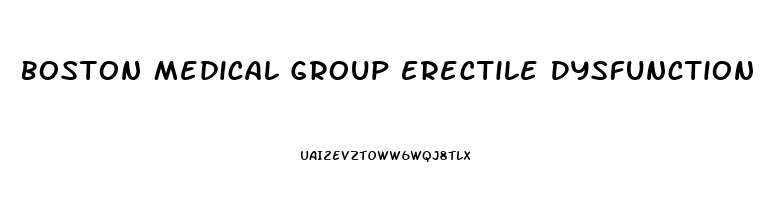 Boston Medical Group Erectile Dysfunction