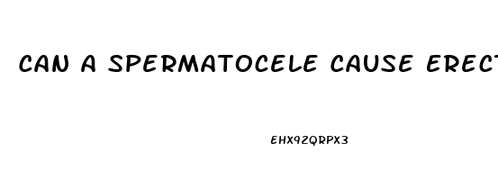 Can A Spermatocele Cause Erectile Dysfunction