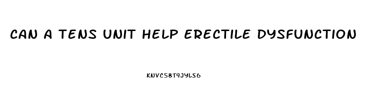 Can A Tens Unit Help Erectile Dysfunction