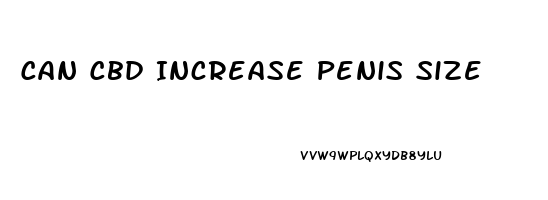 Can Cbd Increase Penis Size