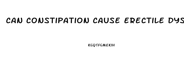 Can Constipation Cause Erectile Dysfunction