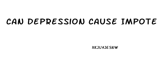 Can Depression Cause Impotence