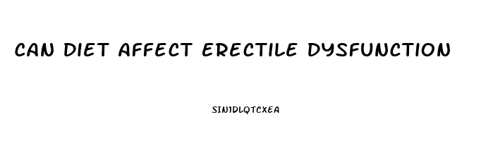 Can Diet Affect Erectile Dysfunction