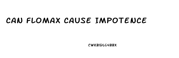 Can Flomax Cause Impotence