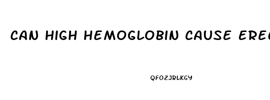 Can High Hemoglobin Cause Erectile Dysfunction