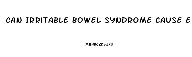 Can Irritable Bowel Syndrome Cause Erectile Dysfunction