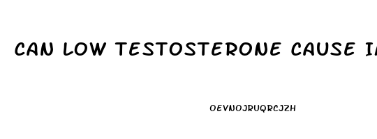 Can Low Testosterone Cause Impotence