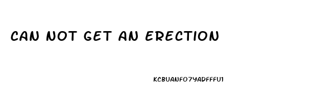 Can Not Get An Erection