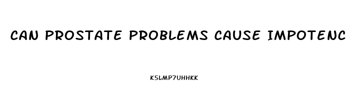 Can Prostate Problems Cause Impotence