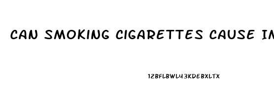 Can Smoking Cigarettes Cause Impotence