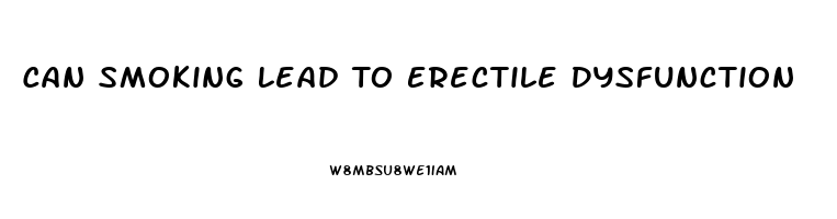 Can Smoking Lead To Erectile Dysfunction