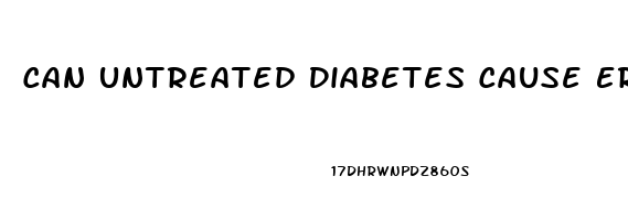 Can Untreated Diabetes Cause Erectile Dysfunction