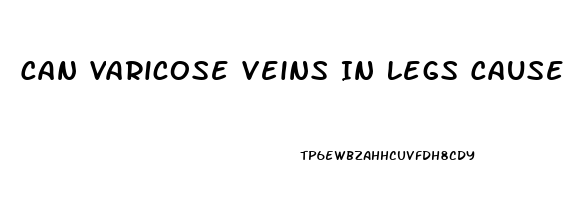 Can Varicose Veins In Legs Cause Erectile Dysfunction