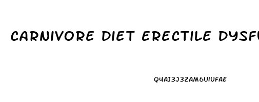 Carnivore Diet Erectile Dysfunction Reddit