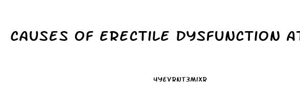 Causes Of Erectile Dysfunction At 50