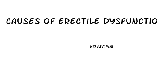 Causes Of Erectile Dysfunction Reddit