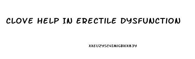 Clove Help In Erectile Dysfunction