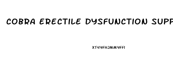 Cobra Erectile Dysfunction Supplement
