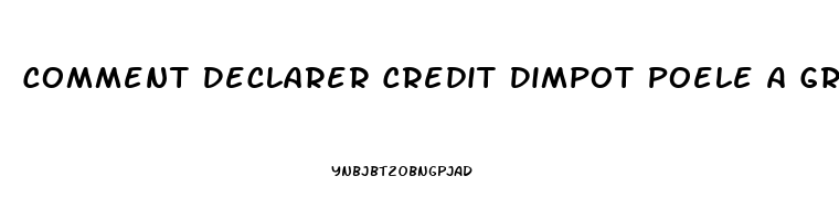 Comment Declarer Credit Dimpot Poele A Granule 2023