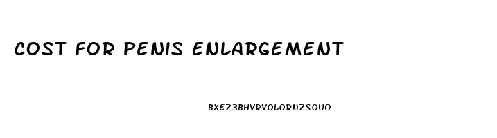 Cost For Penis Enlargement