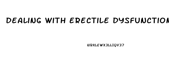 Dealing With Erectile Dysfunction In Marriage