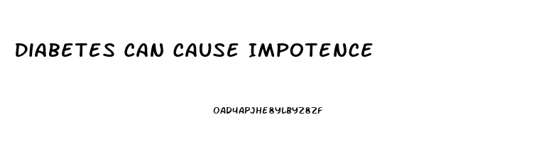 Diabetes Can Cause Impotence