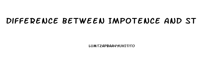 Difference Between Impotence And Sterility