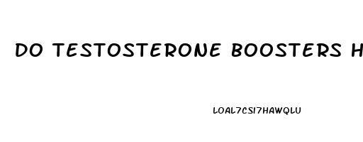 Do Testosterone Boosters Help With Erectile Dysfunction