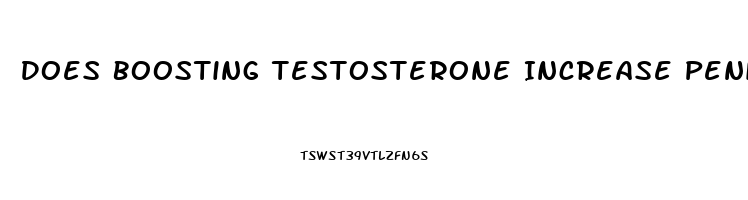 Does Boosting Testosterone Increase Penis Size