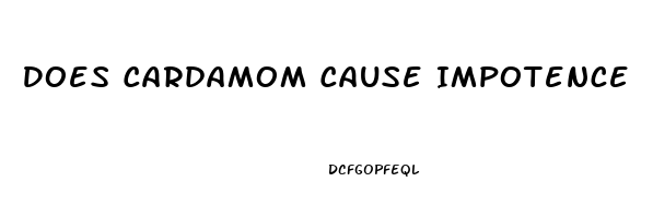 Does Cardamom Cause Impotence