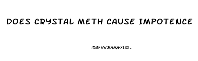 Does Crystal Meth Cause Impotence